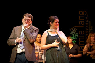 A scene from the 2010 Don't Blink Marathon's production of Boyd Was Waiting