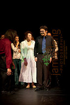 A scene from the 2010 Don't Blink Marathon's production of Boyd Was Waiting