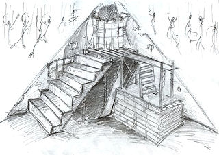 Set Design for Bile In The Afterlife